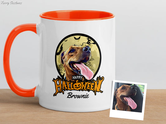 Custom Halloween pet mug